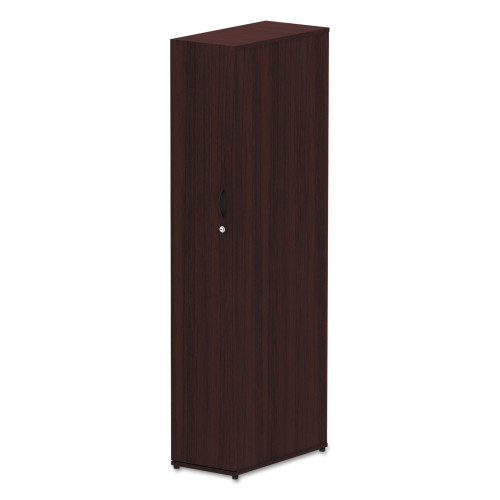 Alera Valencia Series Wardrobe， 11.88w x 22.78d x 65h， Mahogany (VA621224MY)