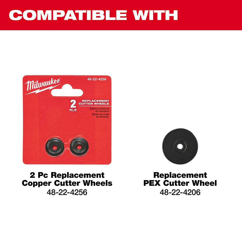 Milwaukee 2-1/2 in. Quick Adjust Copper Tubing Cutter 48-22-4253 from Milwaukee