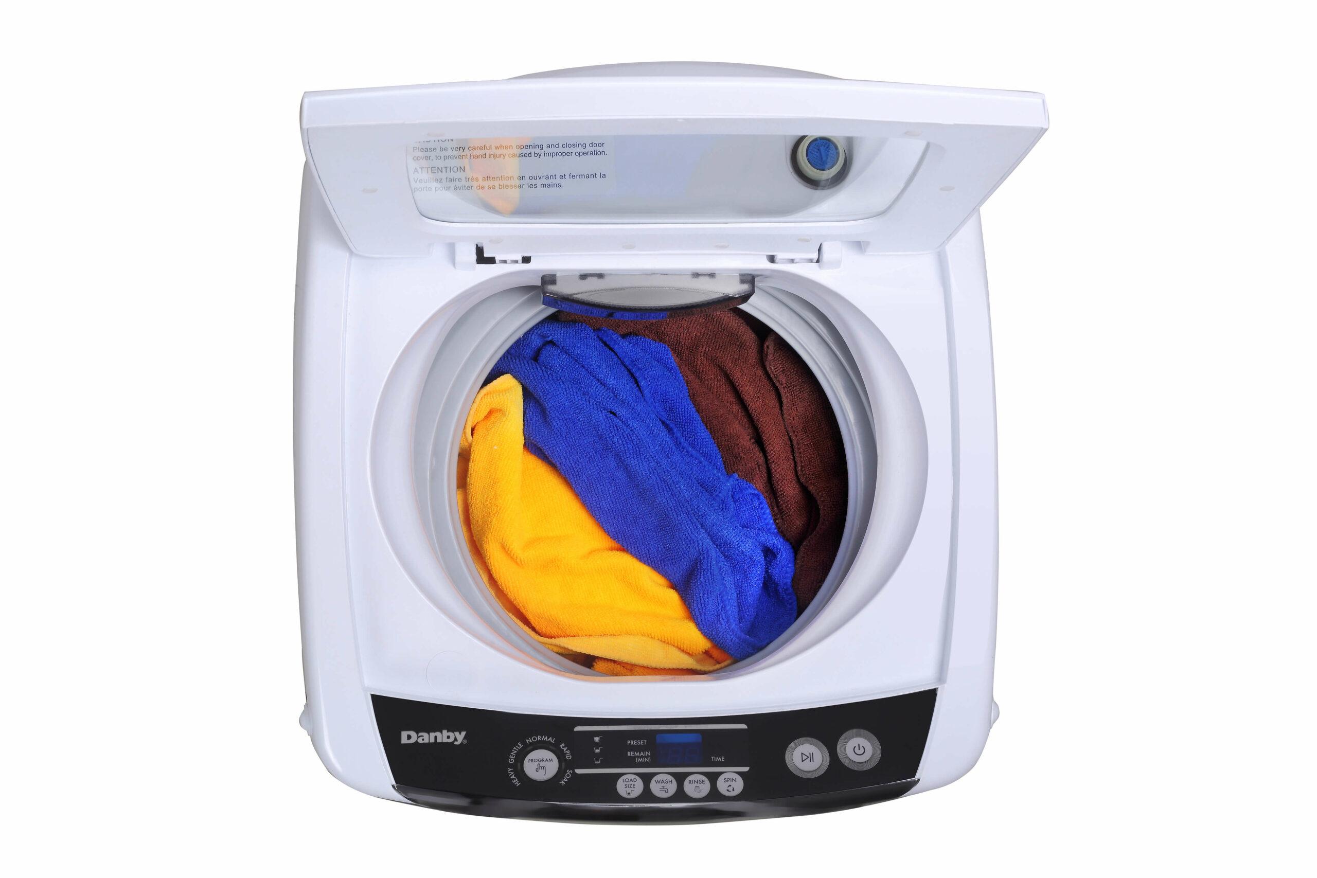 Danby DWM030WDB6 Danby Compact 0.9 Cu. Ft. Top Load Washing Machine For Apartment