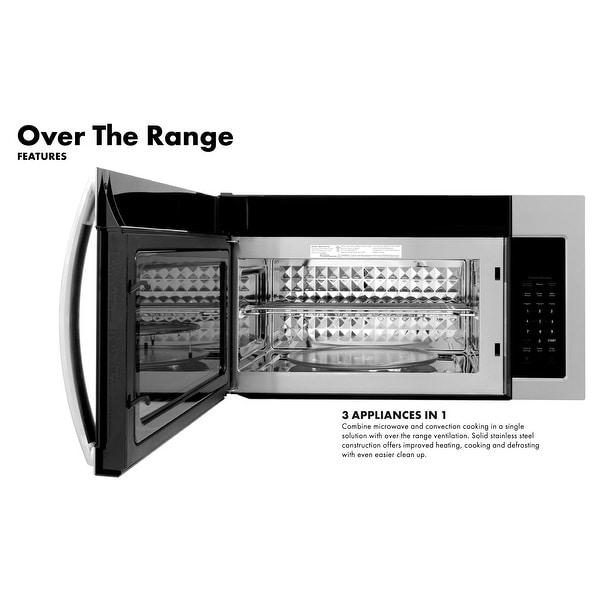 ZLINE Over the Range Convection Microwave Oven in Stainless Steel