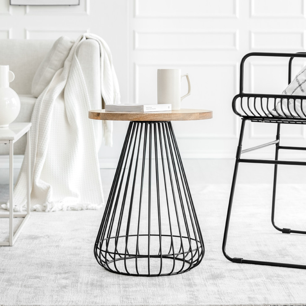 Melody Designer Cage Table   Industrial   Side Tables And End Tables   by MH London  Houzz