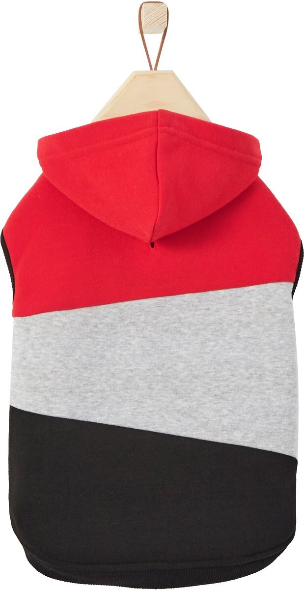 Frisco Colorblock Dog and Cat Sleeveless Hoodie