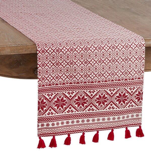 Christmas Design Cotton Table Runner