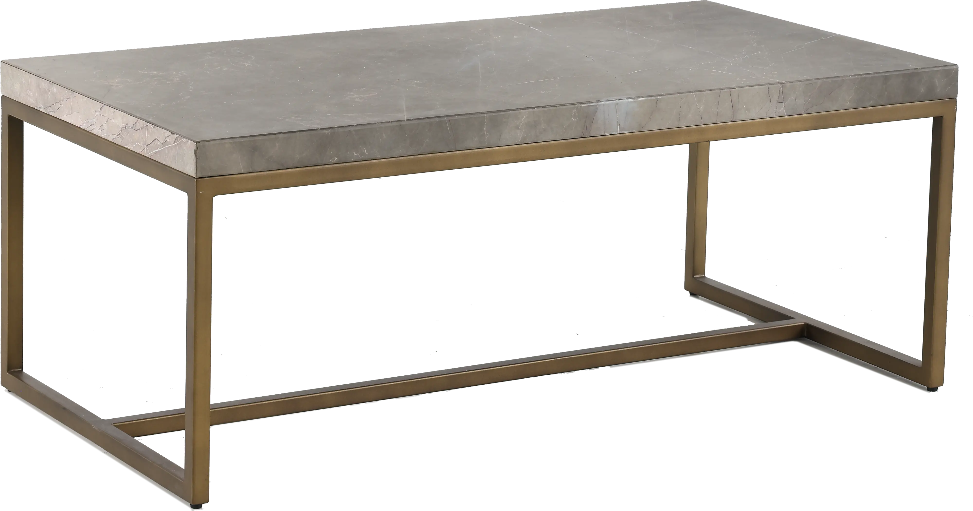 Roka Gray Honed Marble Coffee Table