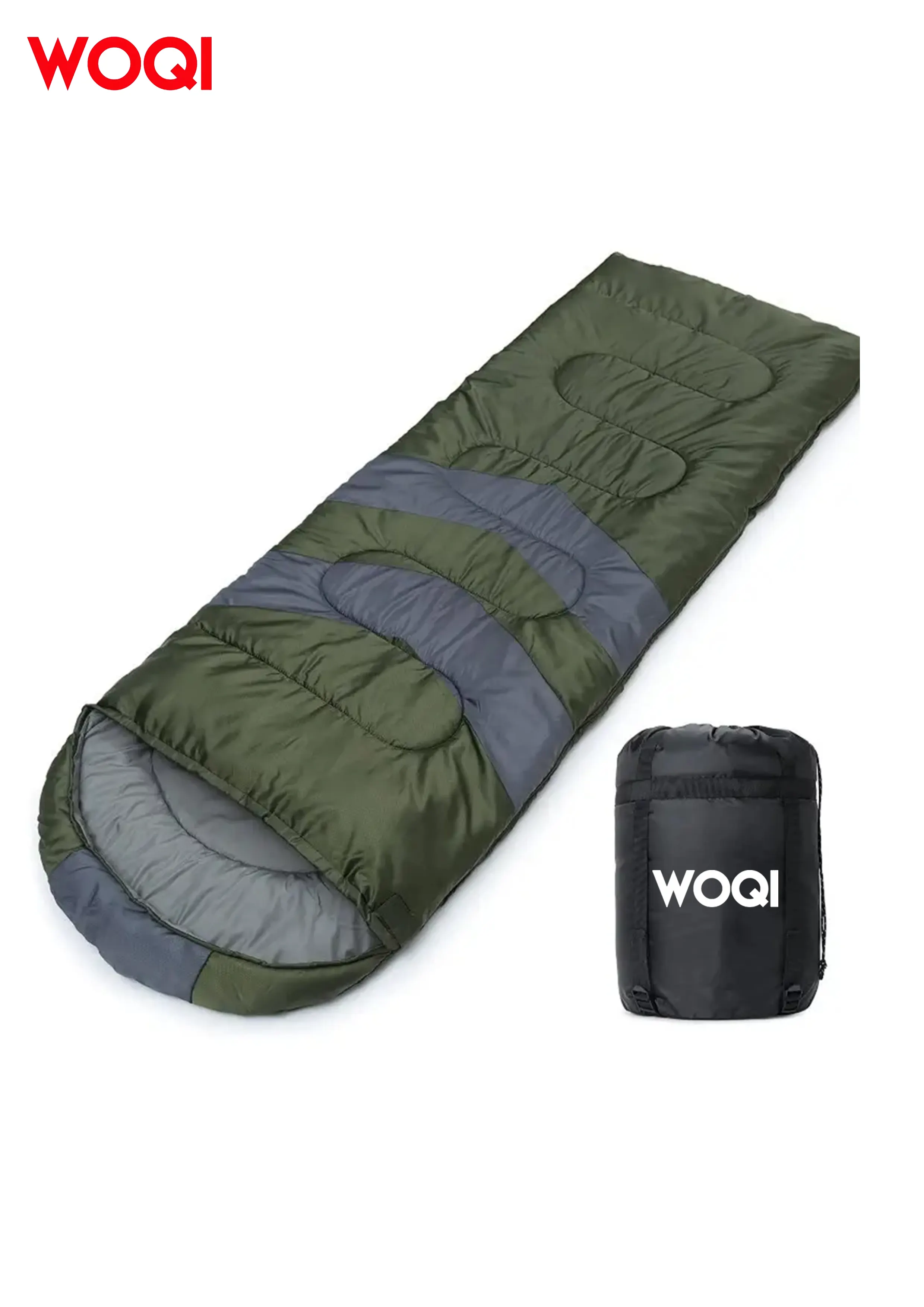 WOQI Outdoor Winter Travel Fashion Walking Waterproof Sleeping Bag Camping Lightweight High Quality Sleeping Bag