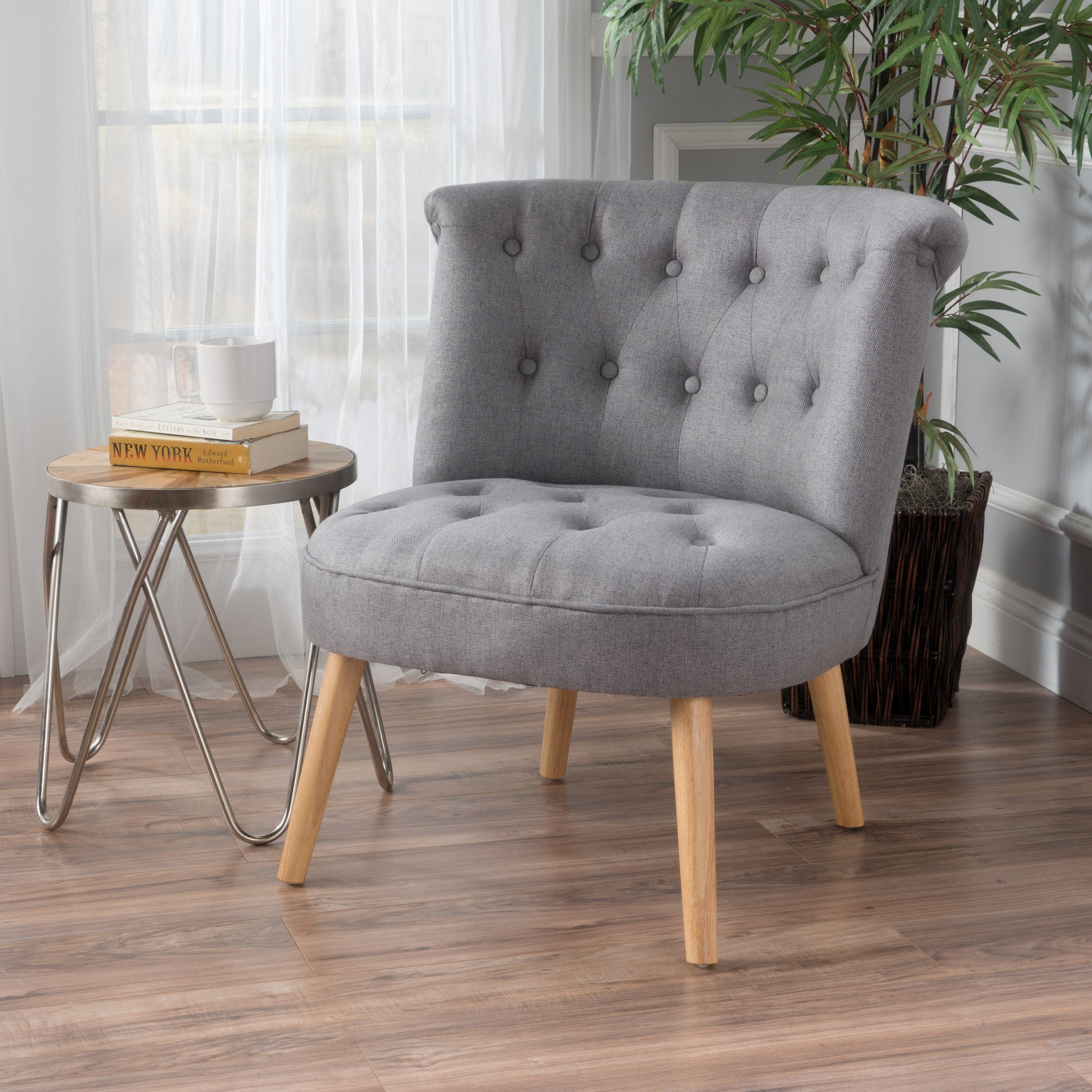 Donna Plush Modern Tufted Accent Chair