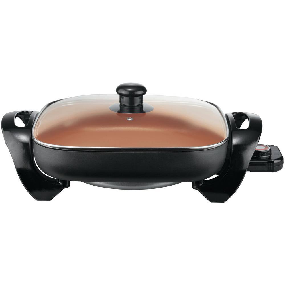 Brentwood Appliances 144 sq. in. Copper Nonstick Electric Skillet 985114242M