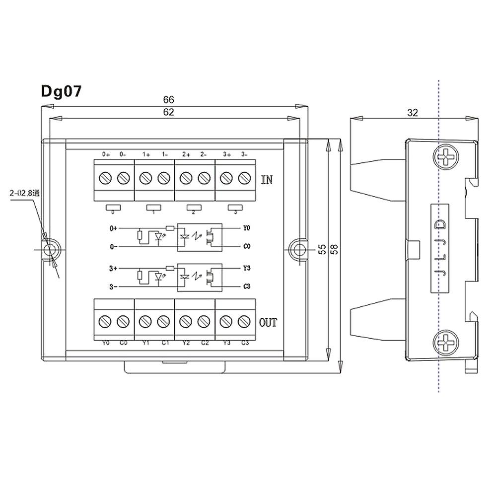 4-channel Npn To Pnp Signal Conversion Level Converter Wide Voltage 10-28v