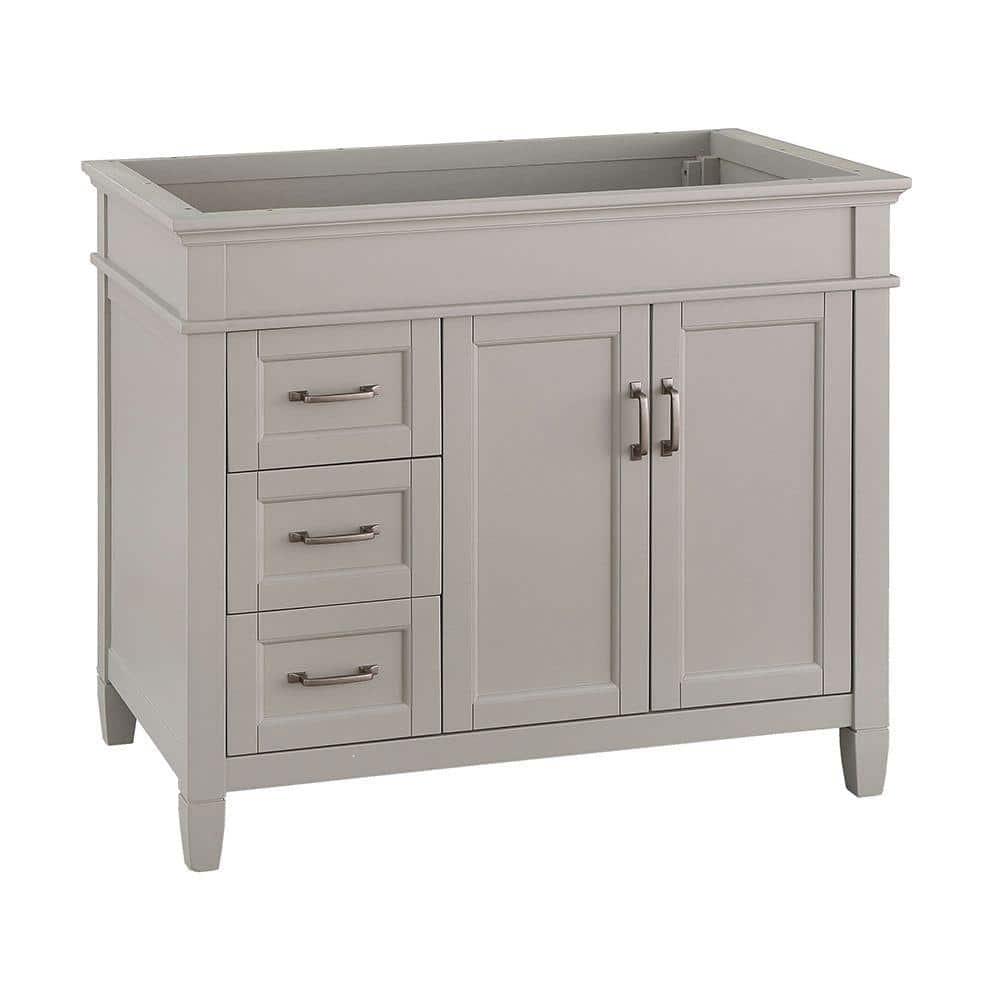 Home Decorators Collection Ashburn 36 in W x 2175 in D Vanity Cabinet in Grey