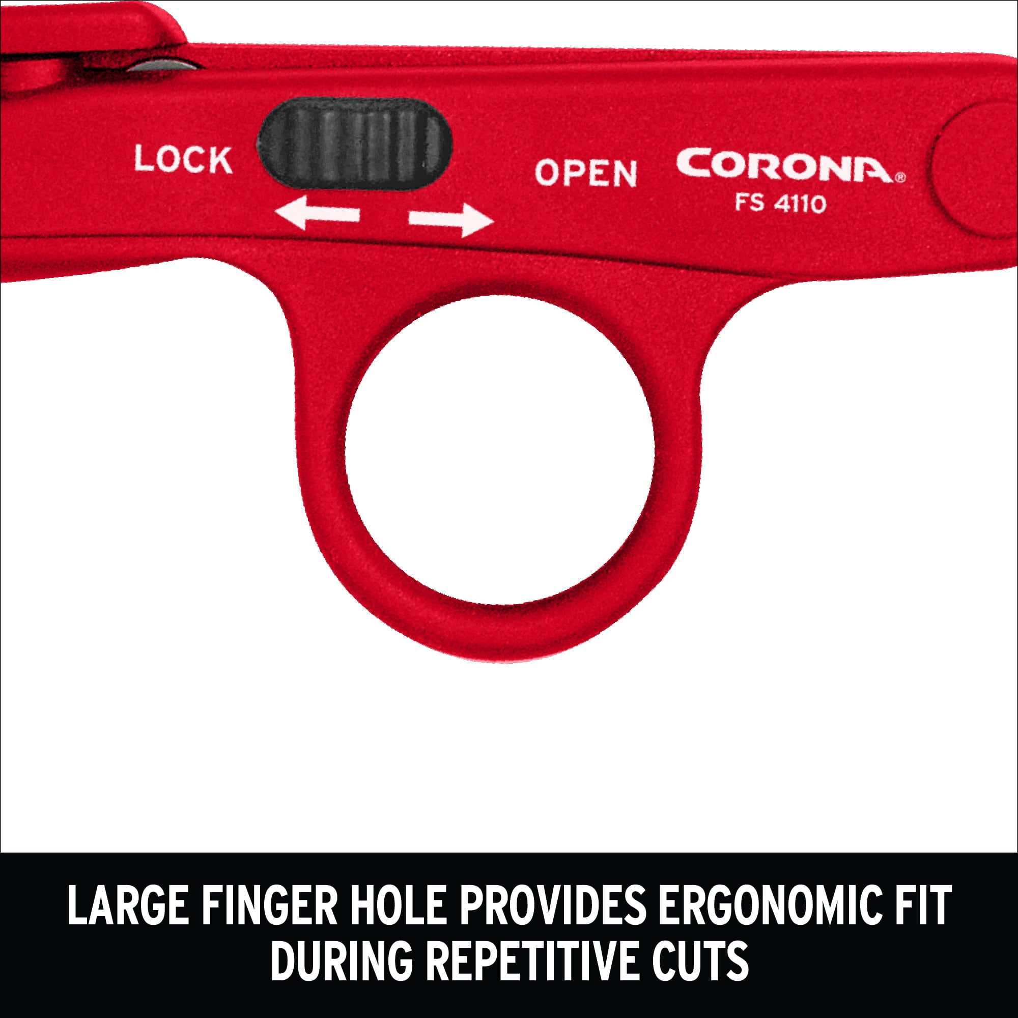 Corona FS4110 Red Micro Finger Snips& 1.4 in.