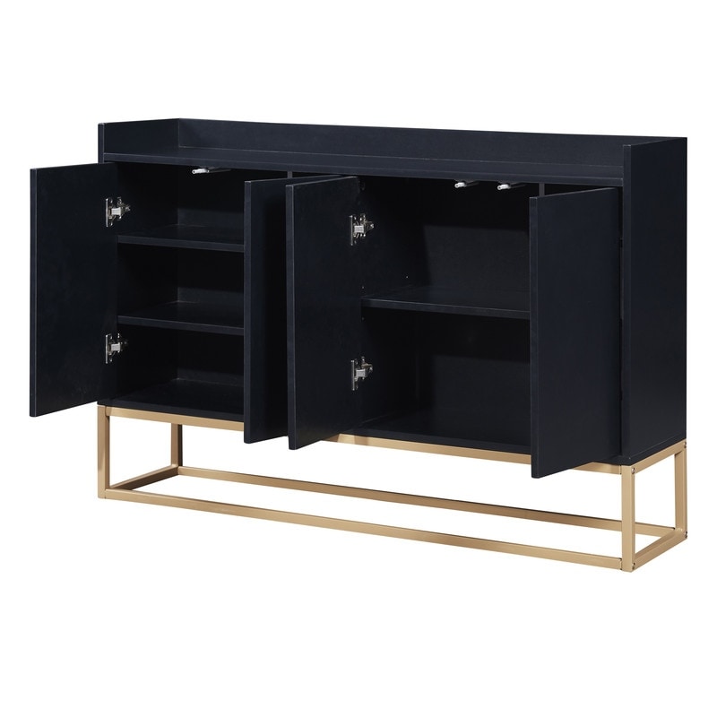 Elegant Sideboard Buffet Storage Cabinet with 4 Doors