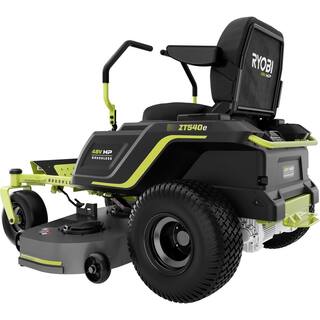 RYOBI 54 in. 48-Volt HP Brushless 115 Ah Battery Electric Riding Zero Turn Mower with 40-Volt HP String Trimmer RY48140-2X