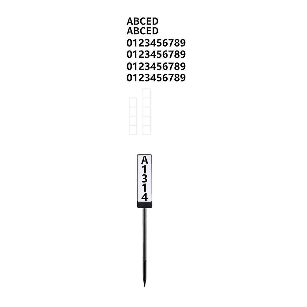 1set Unique Solar-powered Light Address Indication Lamp Waterproof Insert Light