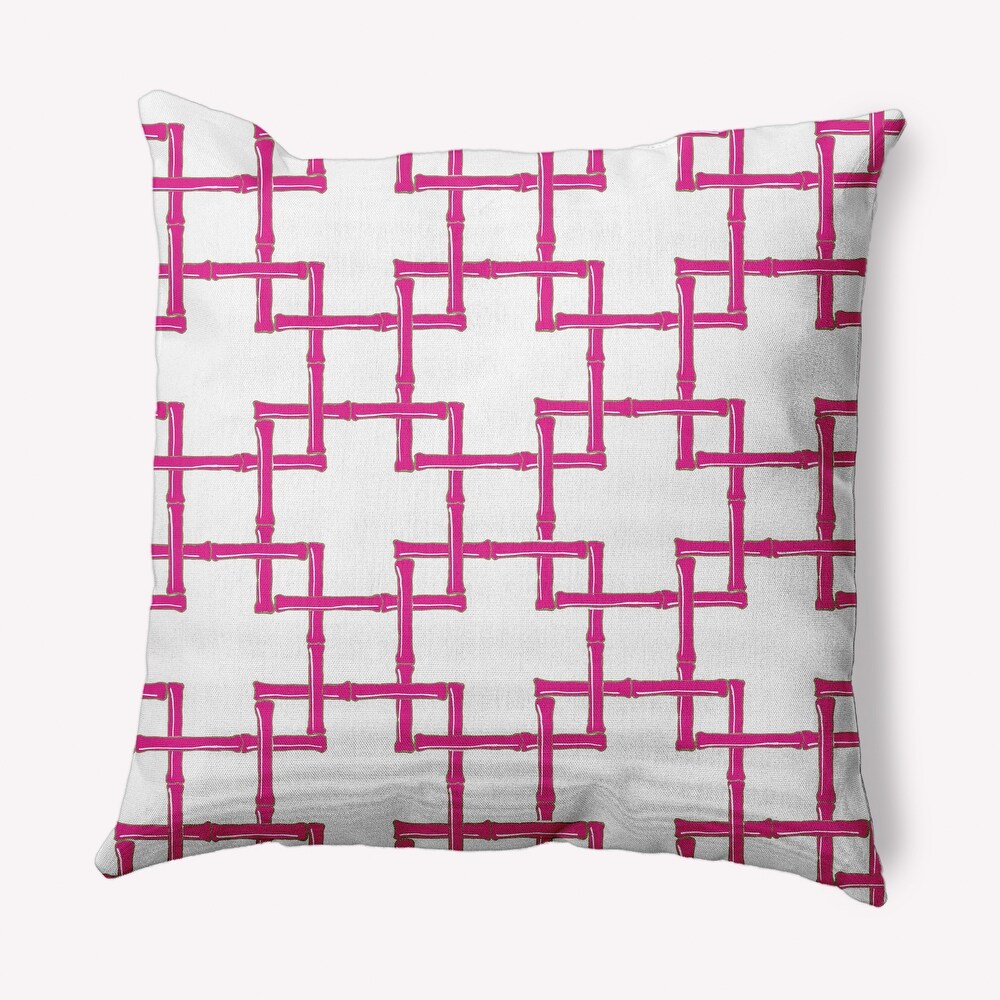 Bamboo Indoor/Outdoor Throw Pillow