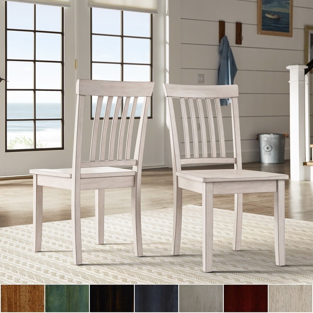 Wilmington II Slat Back Dining Chairs (Set of 2) by iNSPIRE Q Classic