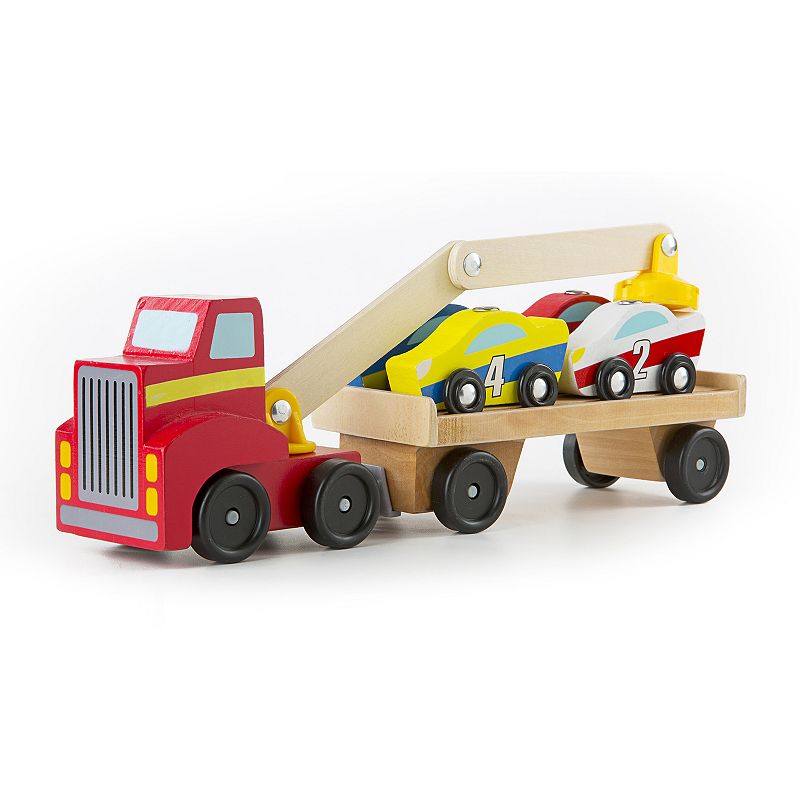 Melissa and Doug Magnetic Car Loader Set