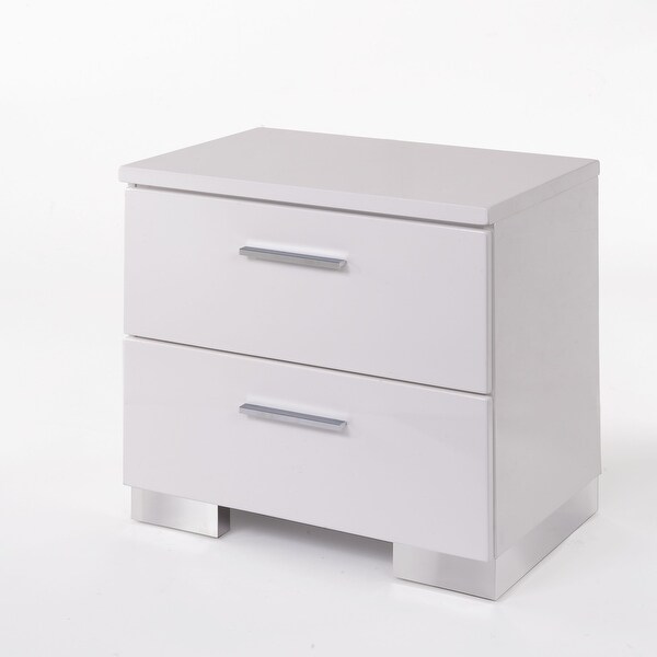 White Lorimar Nightstand - - 12299880