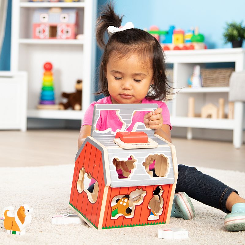 Melissa and Doug Take-Along Sorting Barn