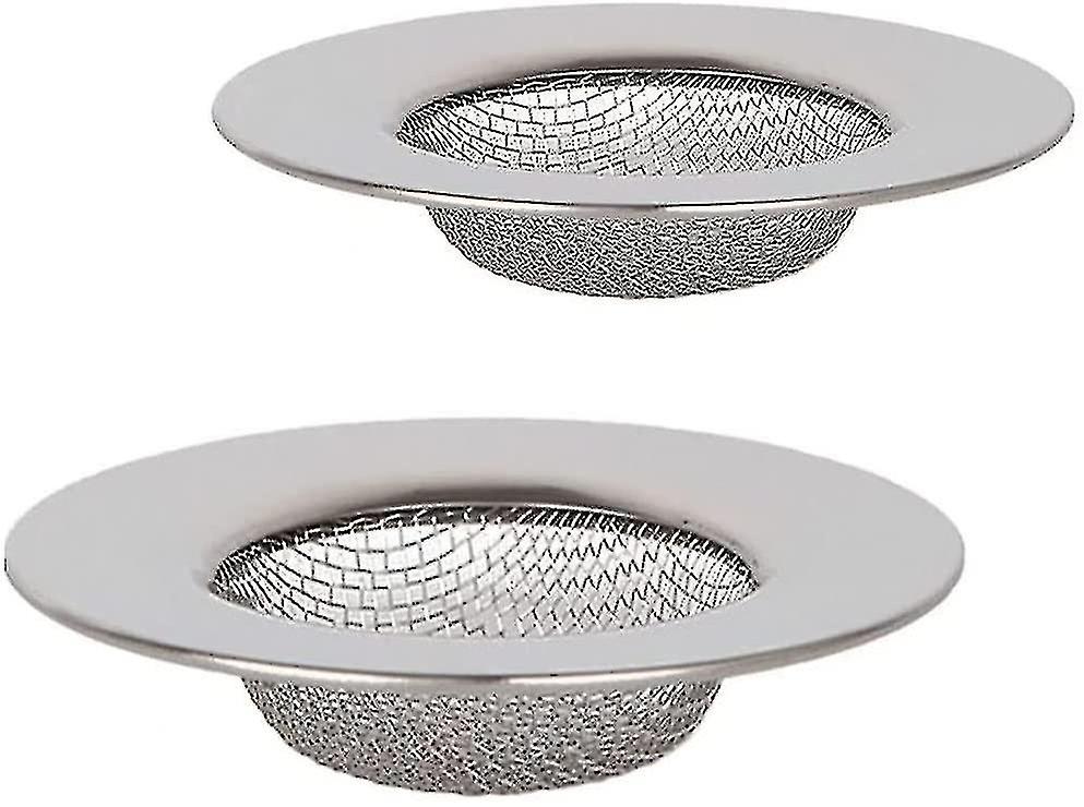 2 Pieces Stainless Steel Shower Strainer. Kitchen Stainless Steel Drain Strainer. Sink Str