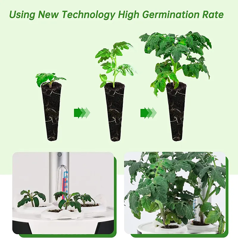 Hydroponics Growing System Plant Sponge Hydroponics Supplies Starter Kit Herb Indoor Gardening Sponges