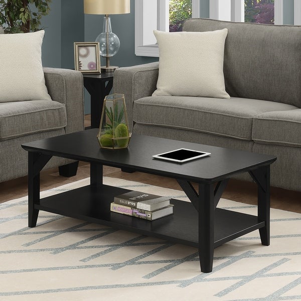 The Gray Barn West Coffee Table with Shelf