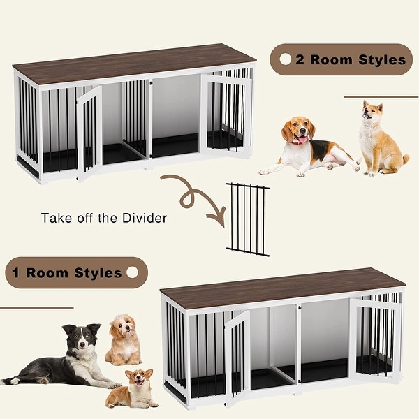 Large Dog Crate Furniture， 71