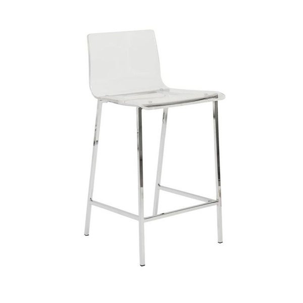 Sasha Stool With Chrome Legs (Set of 4) - 35