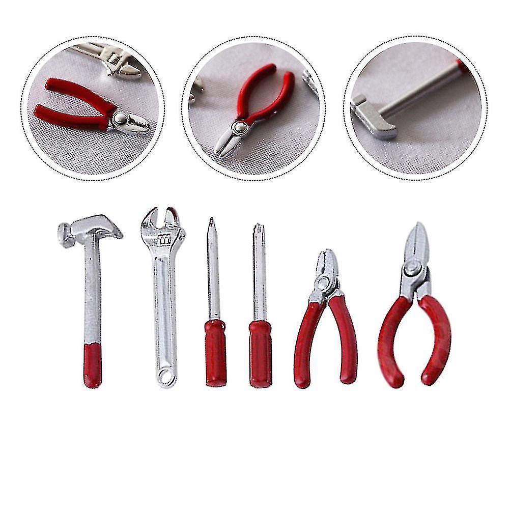 6 Pcs Toys Kids Miniature Stuff Wear-resistant Miniature Tools Kids Accessory