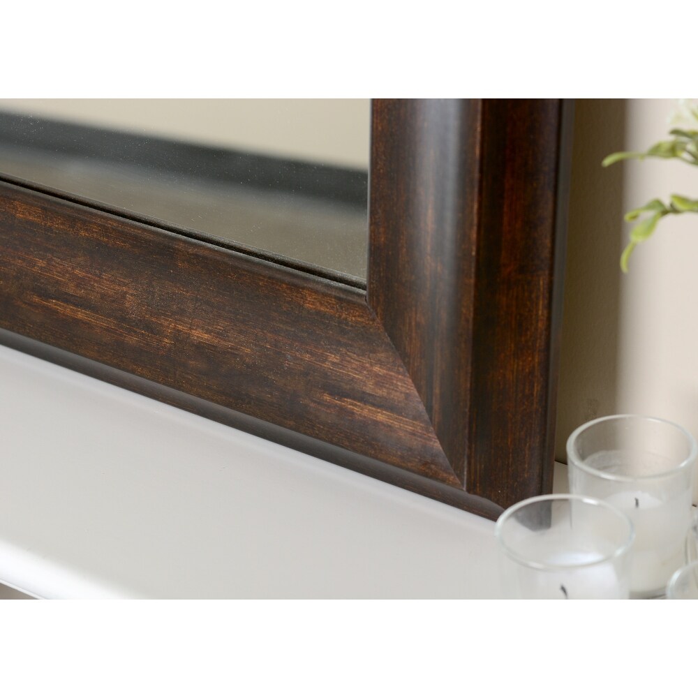 Deep Copper Extra Large Framed Wall Mirror