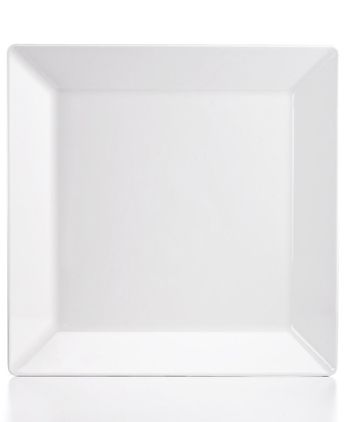 Q Squared Diamond Melamine 14.5 Square Platter