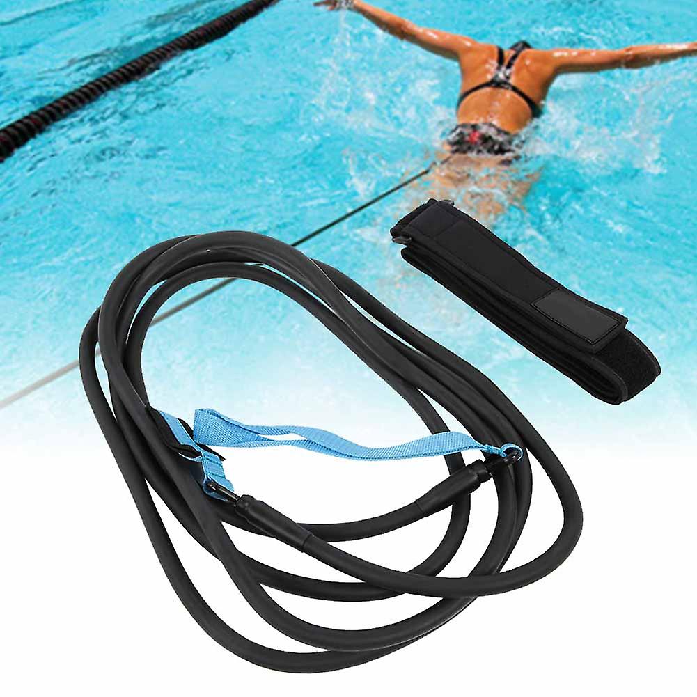 Keep Diving 4m Swim Resistance Belt Swimming Exerciser Traction Leash Rope Pool Accessories(b)