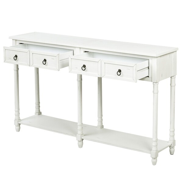 Console Table Sofa Table with Storage and Drawer