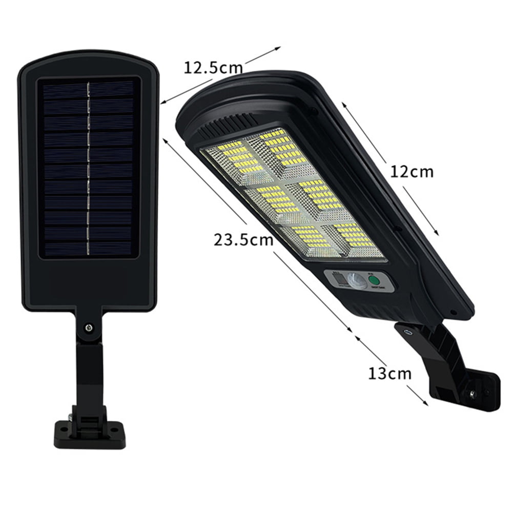 UMEXUS Solar Wall Lights， 240 LED PIR Motion Sensor Remote Control Lamp for Street Yard Outdoor Lamp， IP67 Waterproof