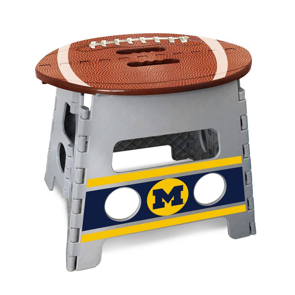 FANMATS NCAA University of Michigan Plastic Folding Step Stool 24567