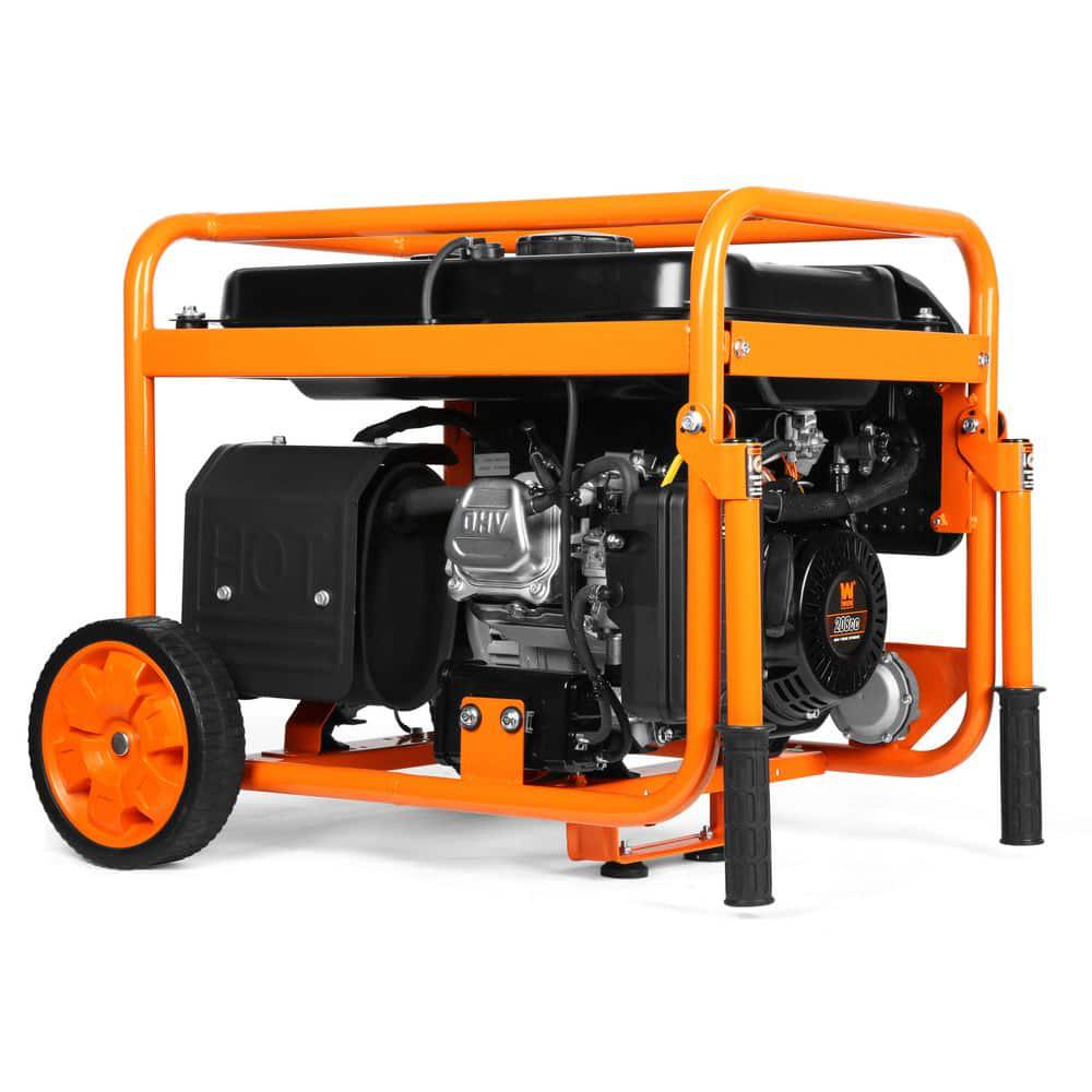 WEN 4375Watt Dual Fuel Portable Generator with Wheel Kit and CO Shutdown Sensor