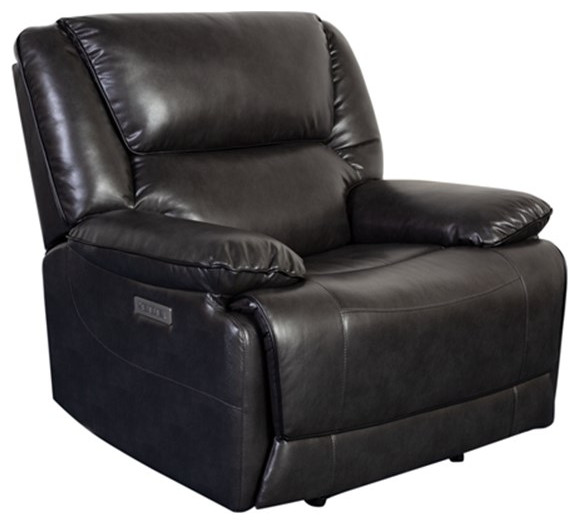 Porter Designs Ennis Triple Powered Recliner   Black   Contemporary   Recliner Chairs   by Homesquare  Houzz