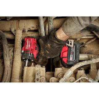 MW M18 FUEL Gen-2 18V Lithium-Ion Brushless Cordless Mid Torque 12 in. Impact Wrench  38 in. Wrench wFriction Ring 2962-20-2854-20