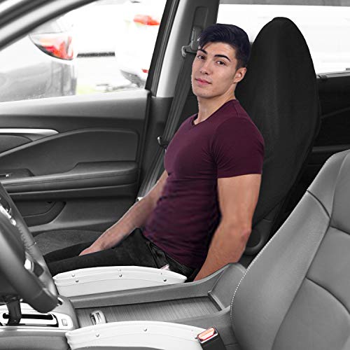 lebogner Waterproof Sweat Towel Car Seat Cover for Post Gym Workout， Running， Swimming， Beach and Hiking， Universal Fit Anti-Slip Bucket Seat Protector for Cars， SUVs and Trucks， Machine Washable