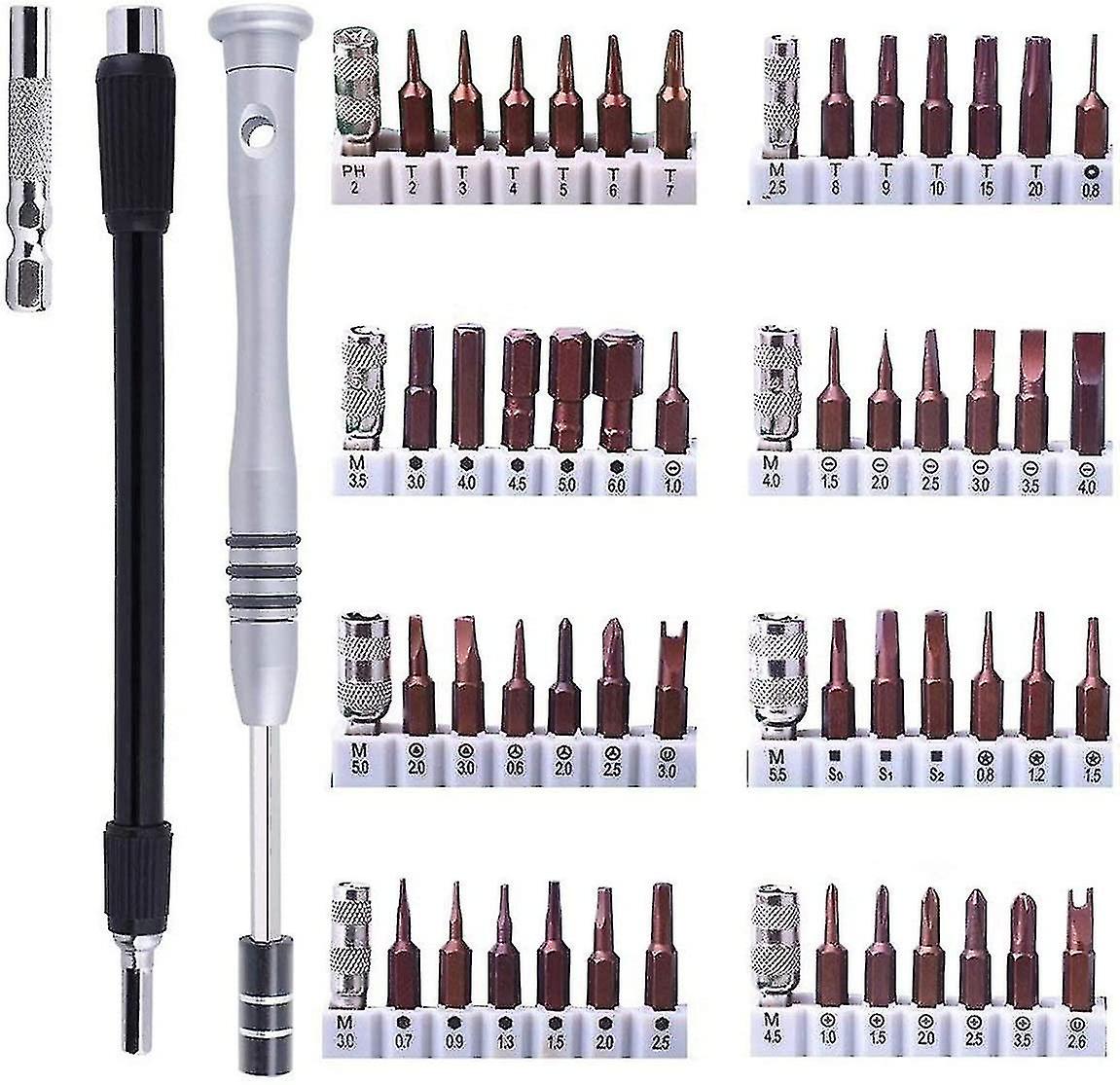 60 In 1 Magnetic Screwdriver Kit For Repairing Laptop Glasses