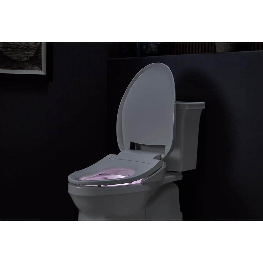 KOHLER C3420 Electric Heated Bidet Seat for Elongated Toilet in White