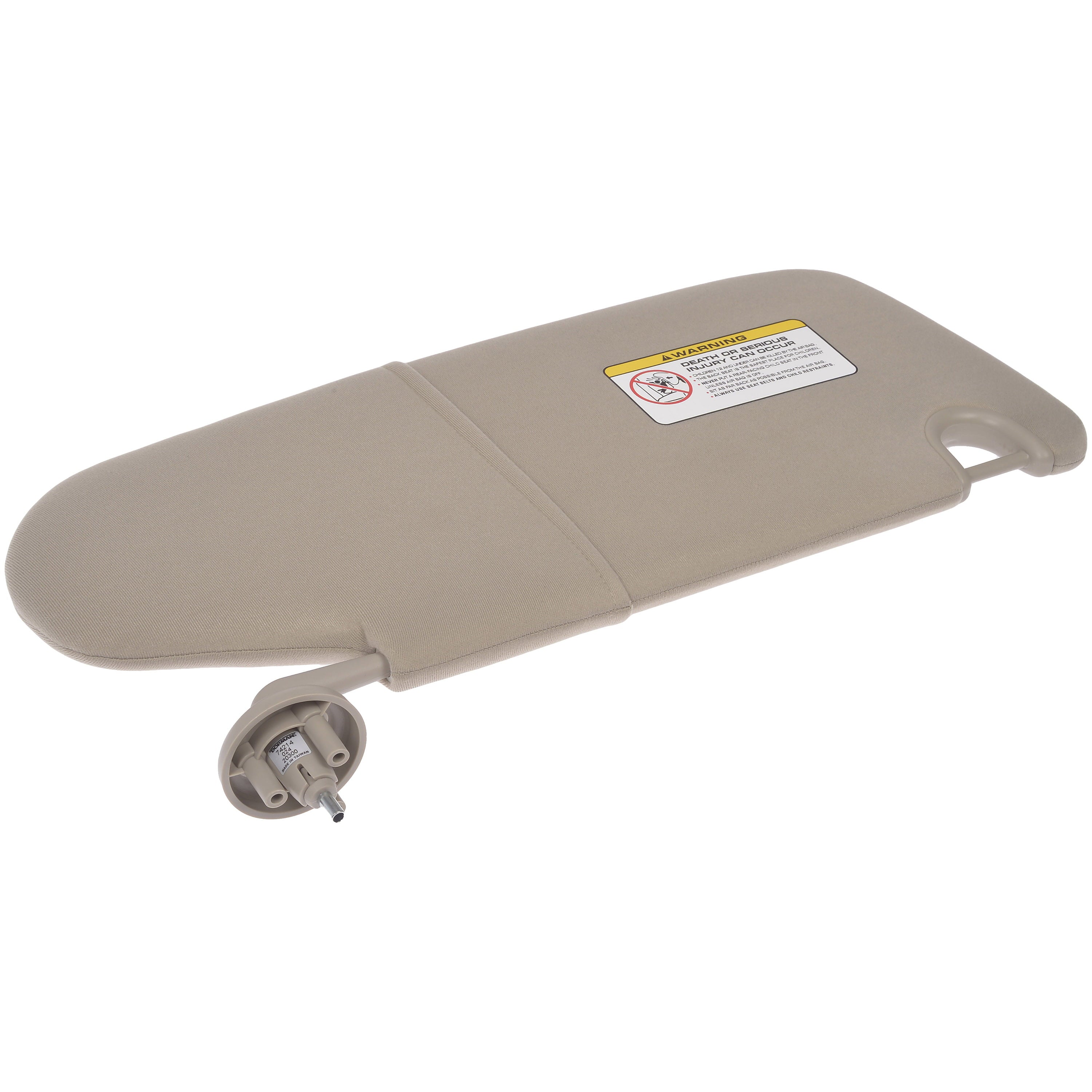 Dorman 74214 Driver Side Sun Visor Assembly for Specific Dodge Models， Beige