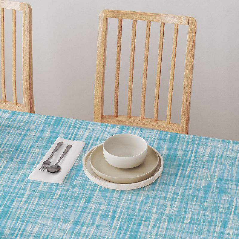 Square Tablecloth， 100% Polyester， 60x60， Contemporary Ocean