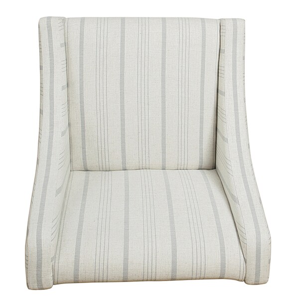 HomePop Modern Swoop Accent Chair