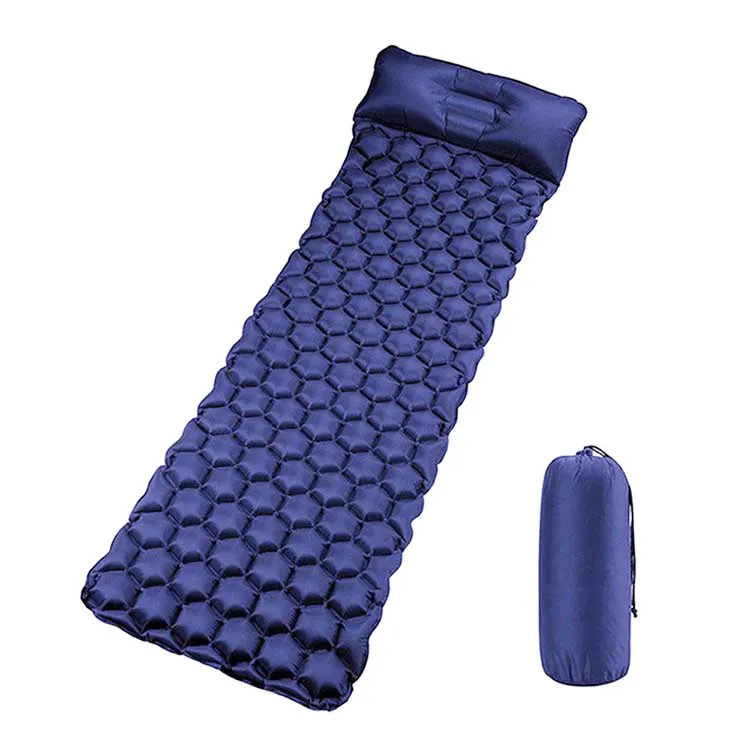 Outdoor Moistureproof Portable TPU Camping Mat Inflatable Sleeping Pad