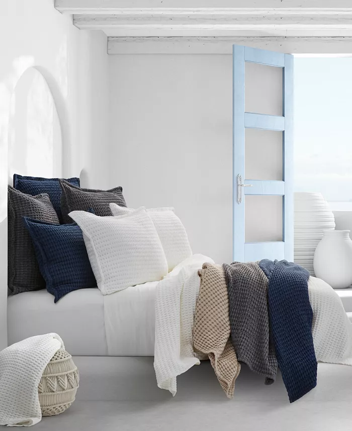 White Sand Pebble Beach Coverlet， Full Queen