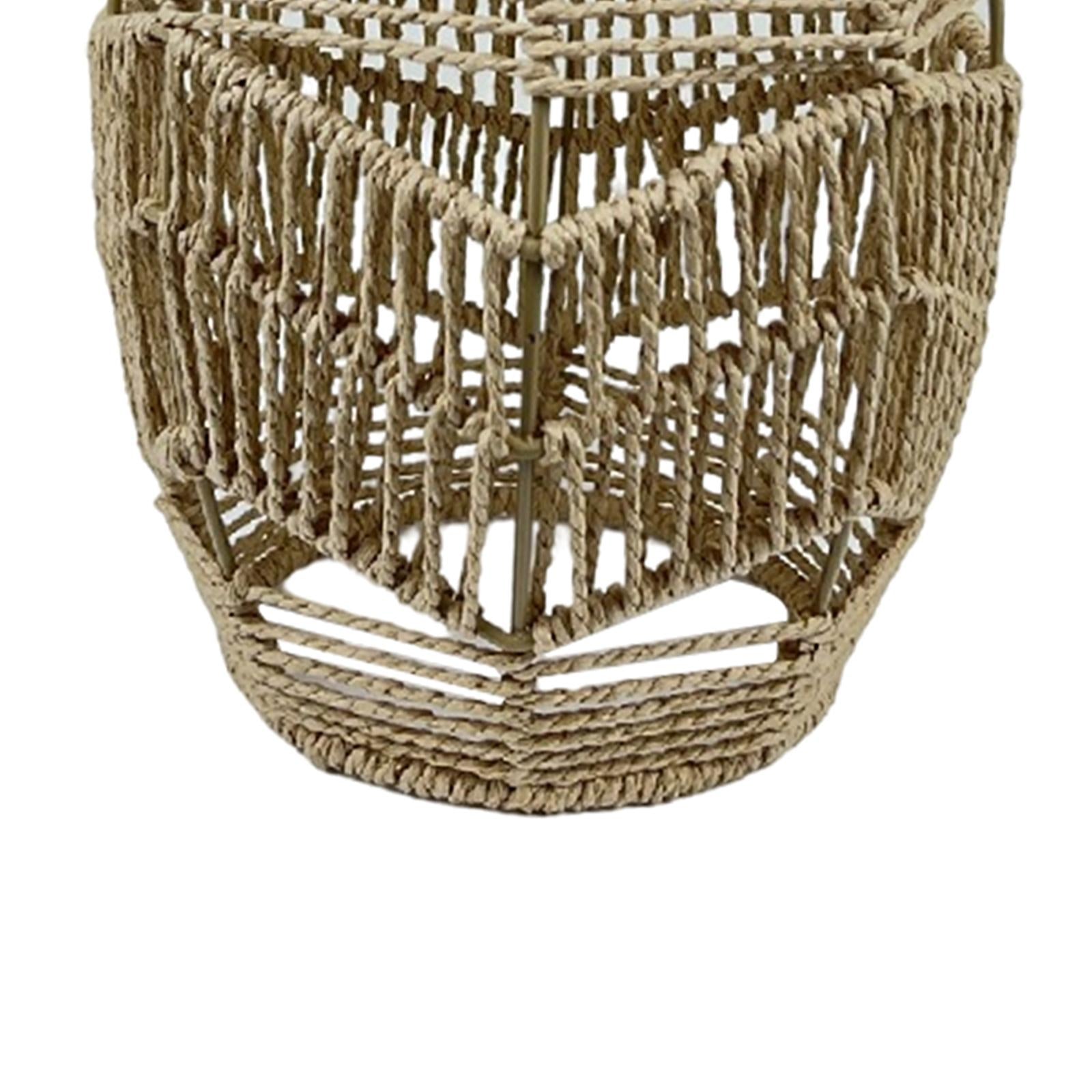 Pendant Lamp Shade Wicker Woven Lampshade for Room Bedroom B