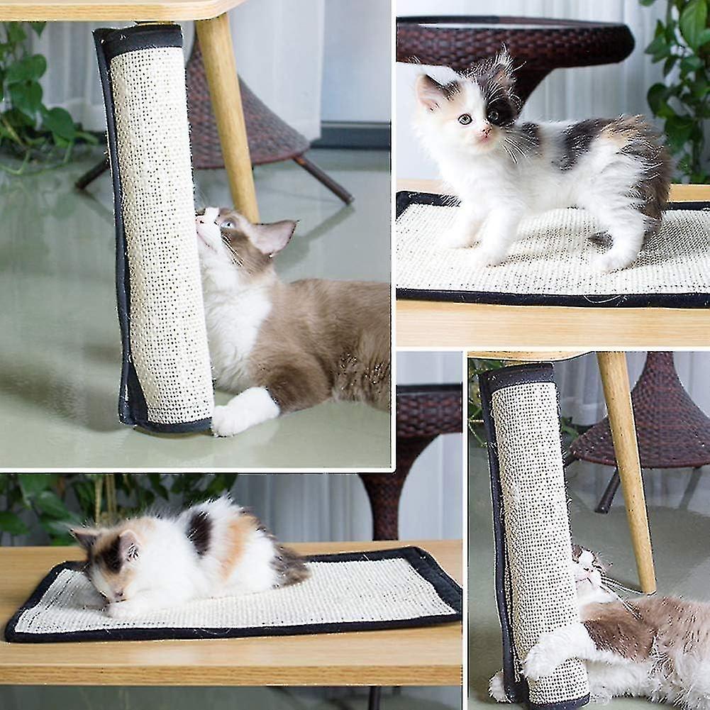 Cat Scratcher Mat 15.7 *11.8 Inch Sofa Protector Natural Sisal Cat Scratching Mat Cat Scratch Couch