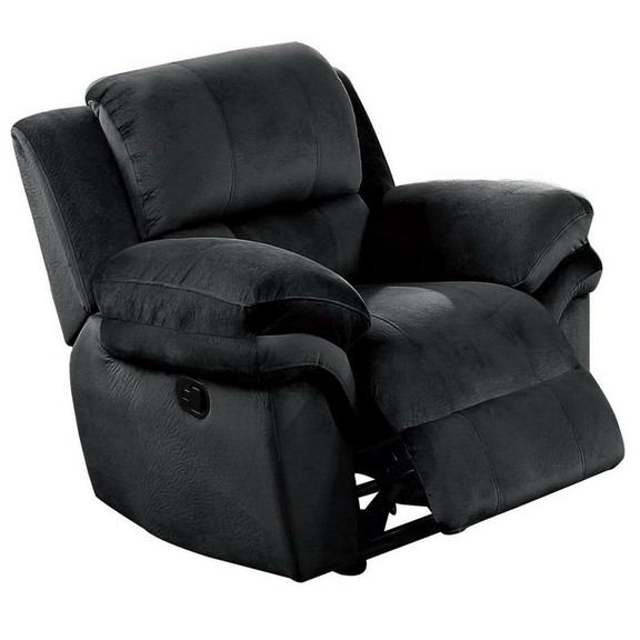 Benjara BM232422 Fabric Upholstered Power Recliner...