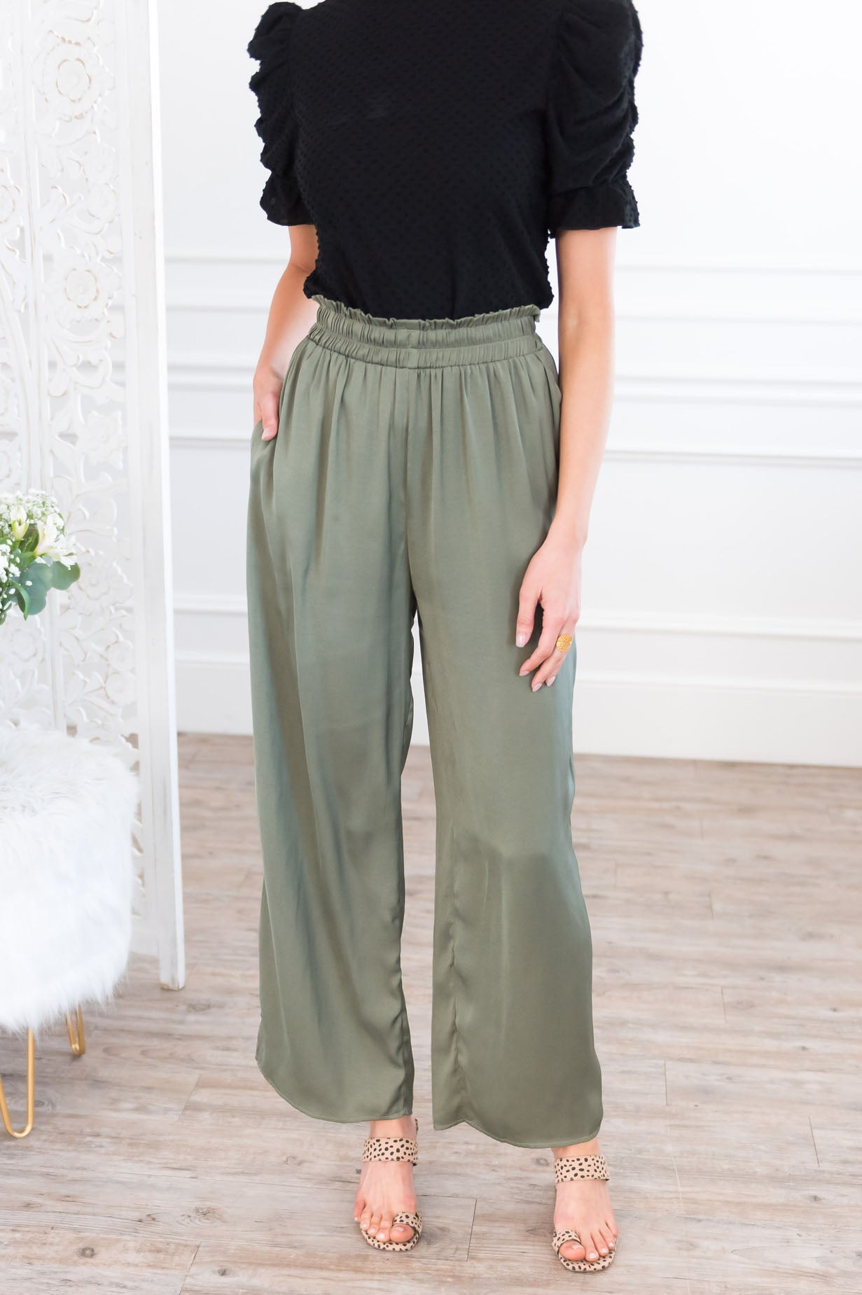 Beautiful Day Modest Wide Leg Pants