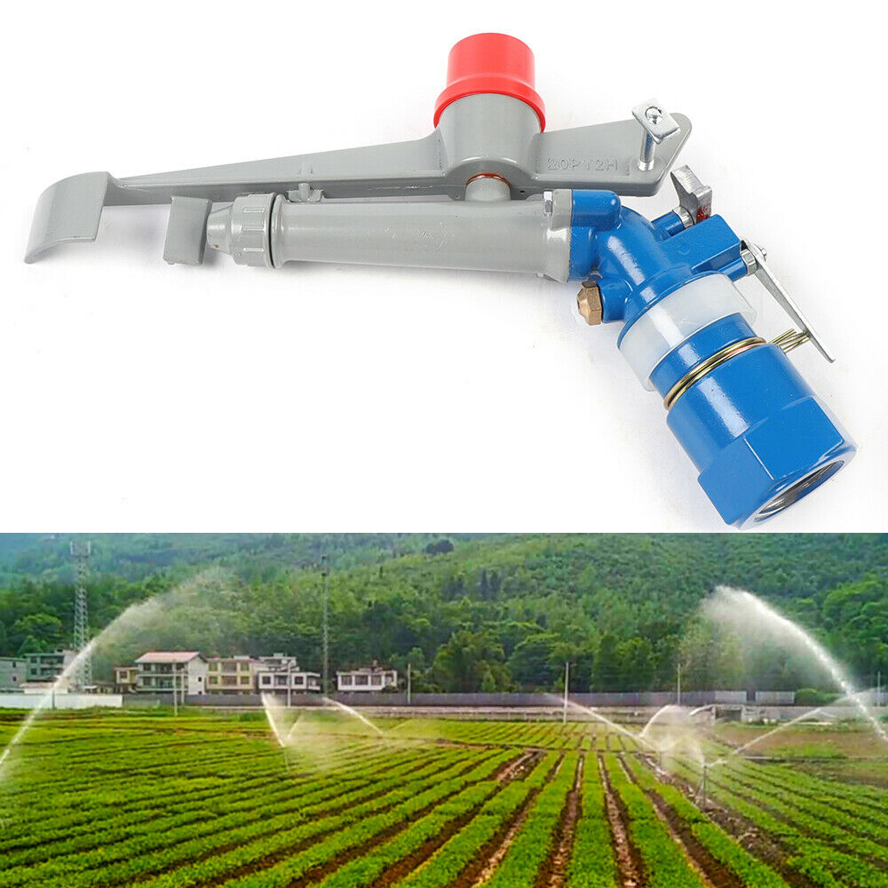 Oukaning Agriculture Irrigation Sprinkler 360 Degree Adjustable Large-Area Watering Spray Gun